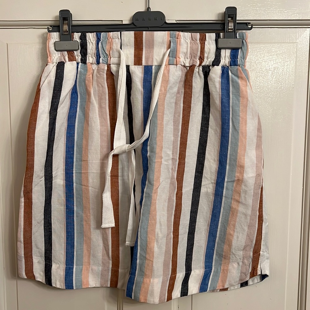 A New Day Multi color Stripes Skirt size Small